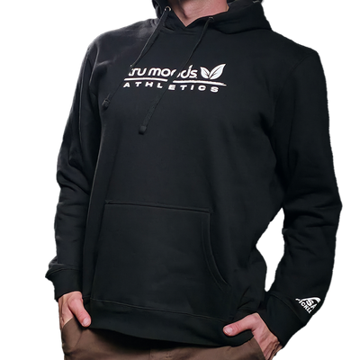 Tru Moods Sweatshirt - Black White Leaf Logo